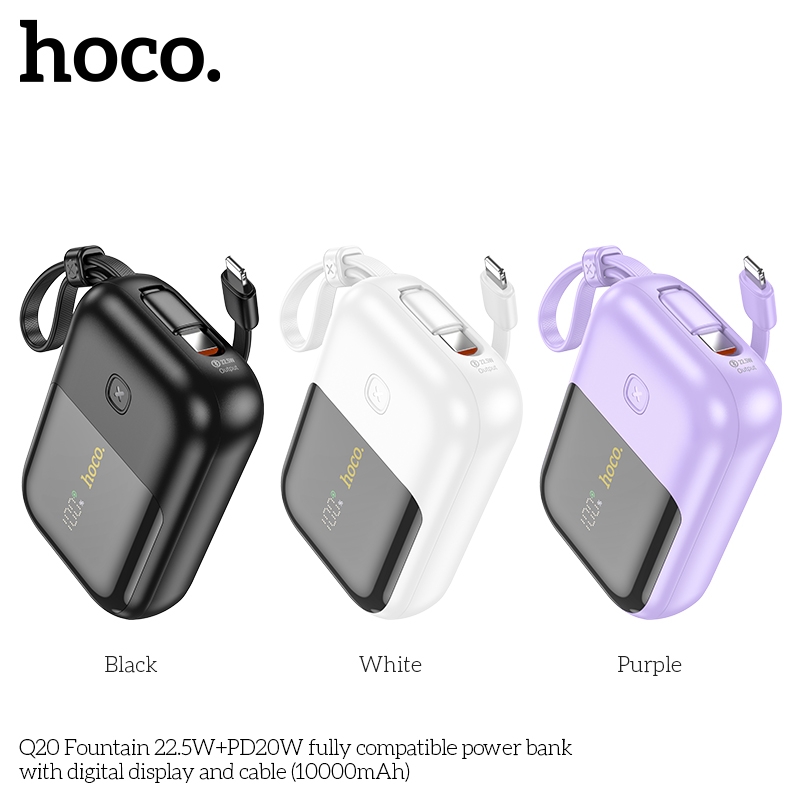 Pin Dự Phòng Sạc Nhanh 22.5W Hoco Q20 10.000mah