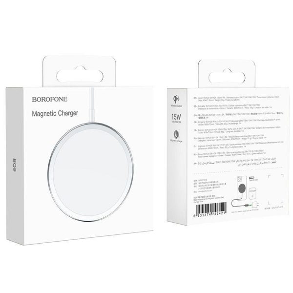 Bộ Sạc Không Dây Từ Tính Dòng BOROFONE BQ9 (BR)