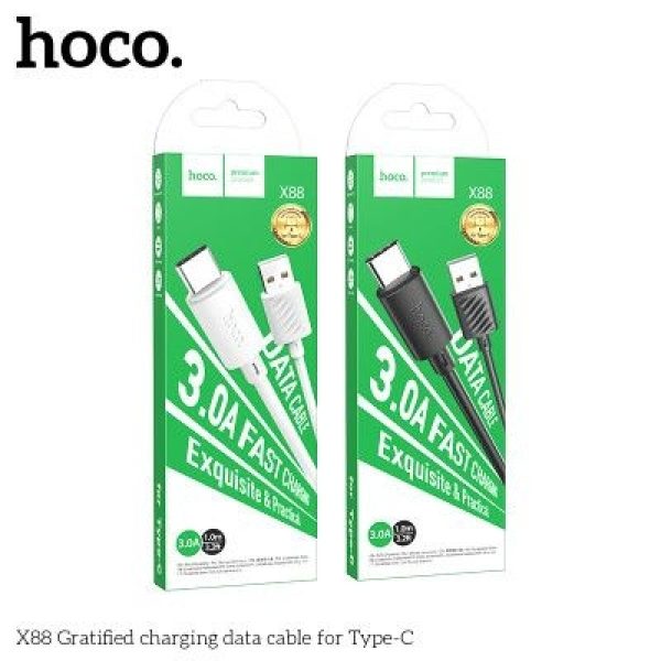 Cáp Sạc Nhanh 3.0 Hoco X88 USB Ra Type-c