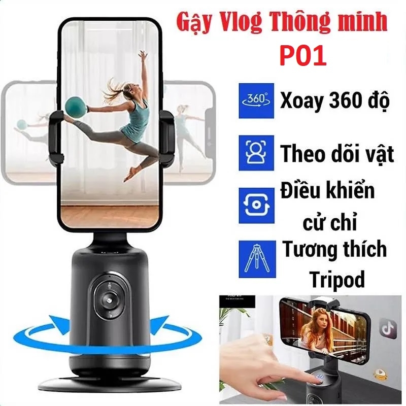 Giá Đỡ Gimbal Xoay 360 Độ Bắt Chuyển Động P01