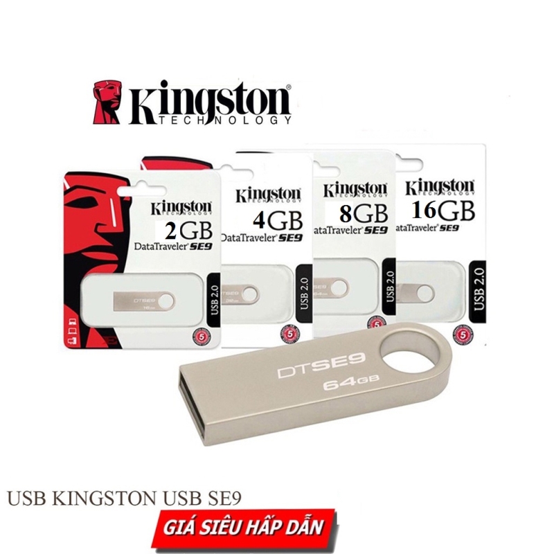 USB Kingston SE9 nhôm mini 8GB