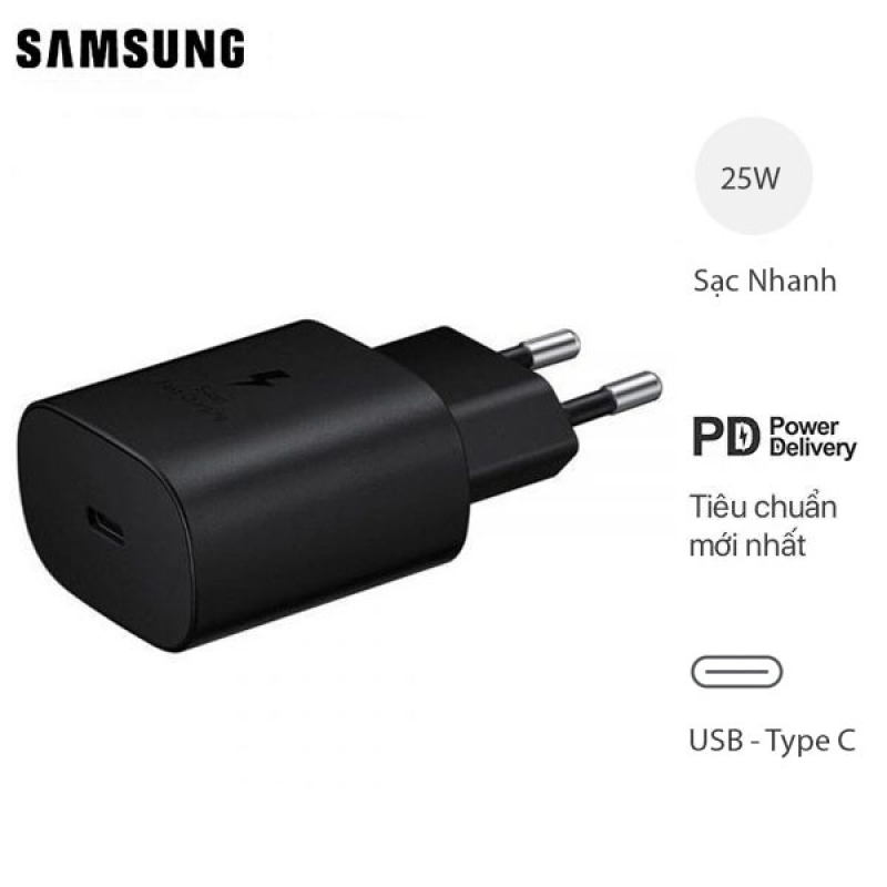 Cóc Sạc Nhanh 25W Samsung Note 10 Zin Cổng Type-c