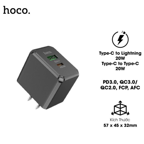 Cóc Sạc Nhanh 20W Hoco CS14