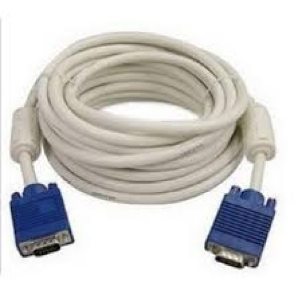 Cáp 2 đầu VGA 10M trắng