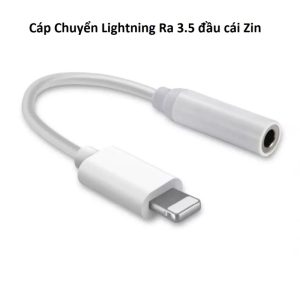 Cáp Chuyển Lightning Ra 3.5 đầu Cái Zin