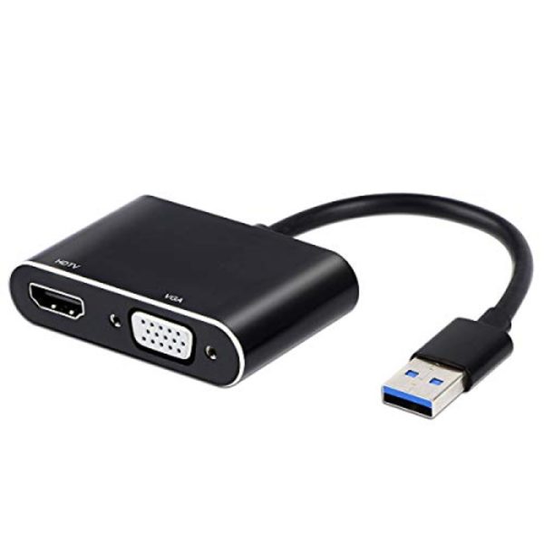 Cáp Chuyển USB 3.0 ra (HDMI Và VGA) BX043