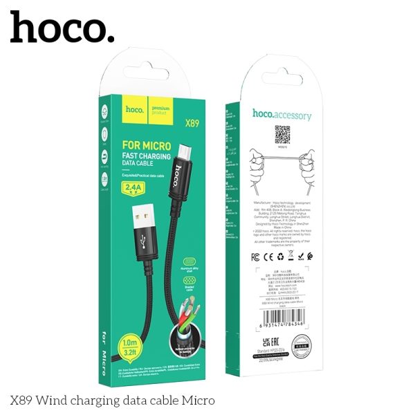 Cáp Sạc Hoco X89 Micro