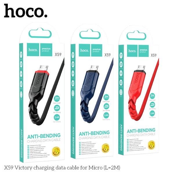 Cáp Sạc Hoco X59 Micro 2 Mét