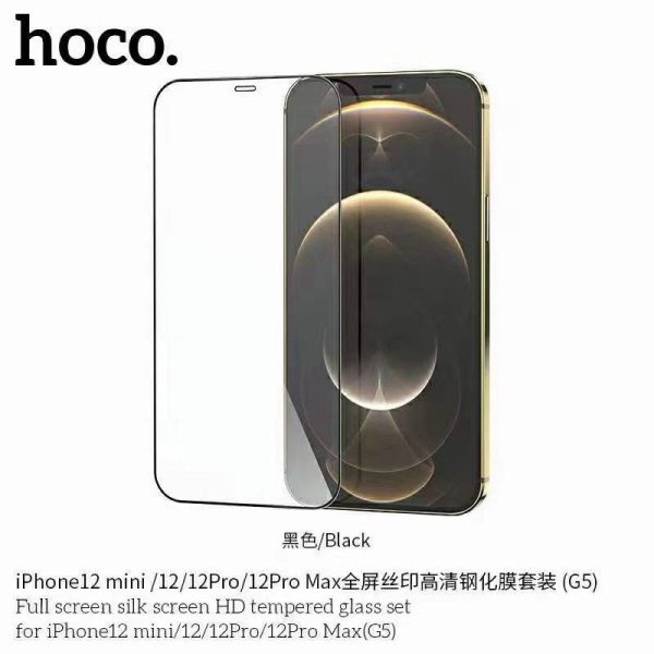 Cường lực full Hoco G5, G10 iphone 12 mini, 13 pro, 14 plus