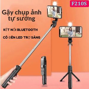 Gậy Chụp Hình 3 Chân Có đèn F210s