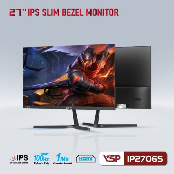 Màn hình VSP VSP IPS 27inch tràn viền IP2706S (Đặt trước 2 tiếng)