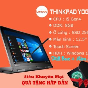 Laptop Lenovo Thinkpad Yoga 12 cảm ứng core i5. 12.5inch (đặt trước 2 tiếng)