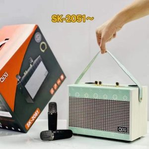 Loa Bluetooth QiXi SK-2051 Kèm 2 Mic