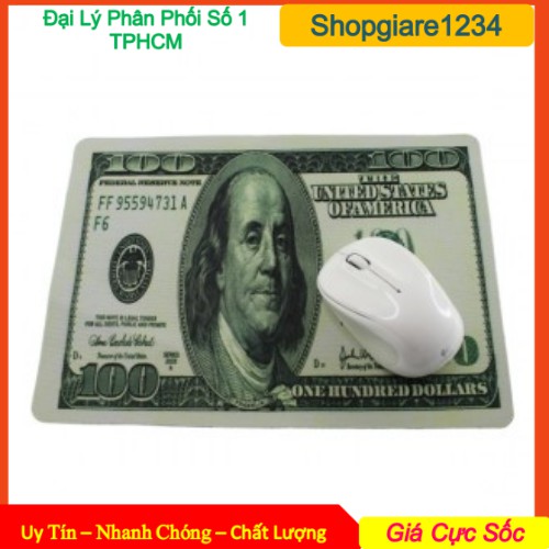 Miếng lót chuột 100 USD size 280*200*3mm MAY VIỀN - Lót chuột hình Dola | Shopee Việt Nam