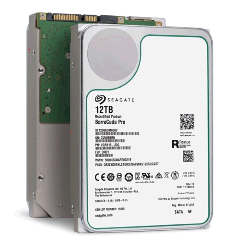 Ổ Cứng HDD Seagate 12TB 3.5 Inch Viền Xanh (đặt Trong Ngày)