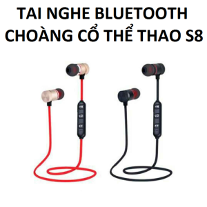 Tai Nghe Bluetooth Choàng Cổ Thể Thao S8