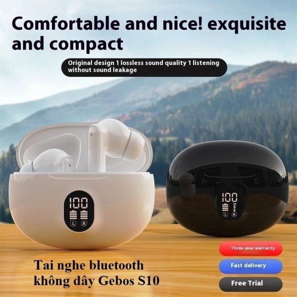 Tai Nghe Bluetooth Không Dây Gebos S10