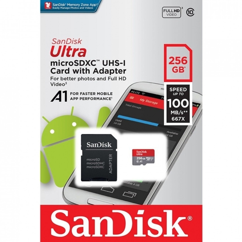 Thẻ Nhớ Sandisk 256GB Chính Hãng