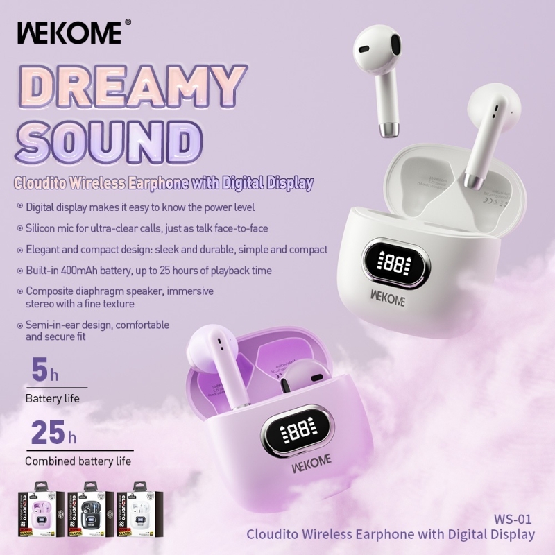 Tai Nghe Bluetooth Wekome Dreamy Sound WS-01 (DT)