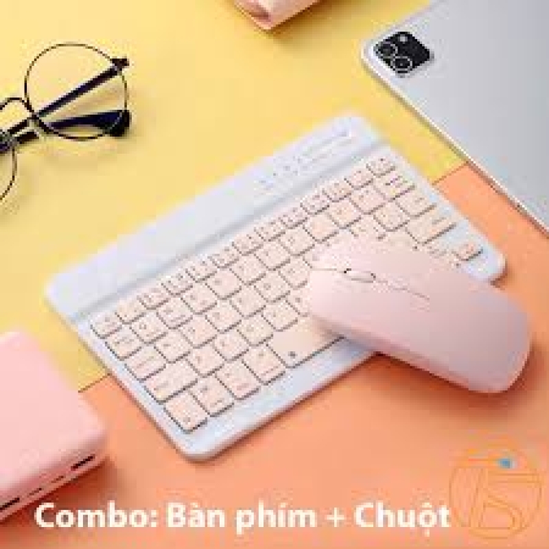 Combo Phím Chuột Máy Tính Bluetooth Mini