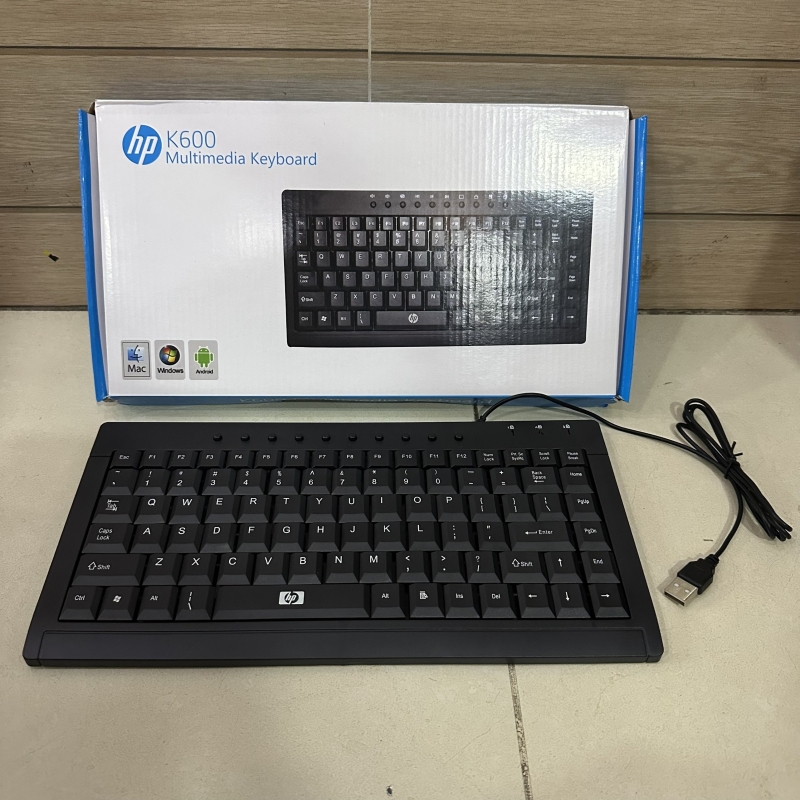 Bàn phím máy tính có dây mini HP K600