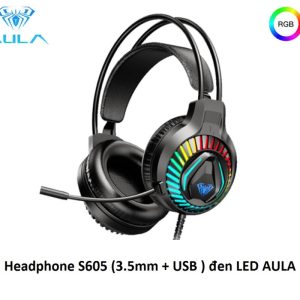 Tai Nghe Chụp AULA S605 LED (cổng 3.5 + USB)