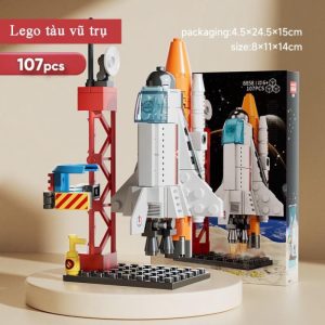 Bộ Xếp Hình Lego Tên Lửa Tàu Vũ Trụ Không Gian