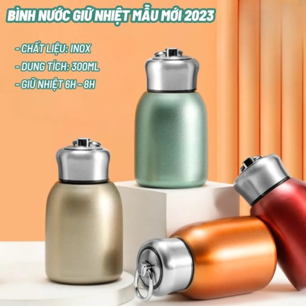 Bình Giữ Nhiệt Bằng Thép 300ML