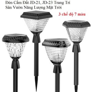 Đèn Cắm Đất JD-21, JD-23 Trang Trí Sân Vườn Năng Lượng Mặt Trời