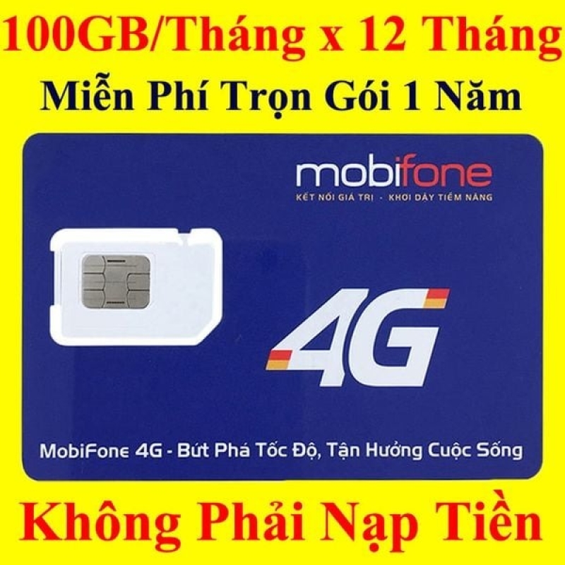 Sim 4G Mobile (100gb/tháng X 12 Tháng)