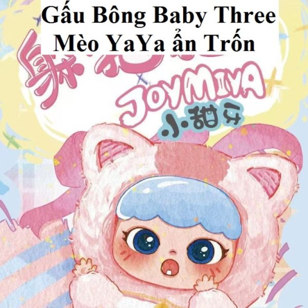 1 Gấu Bông Baby Three Mèo YaYa ẩn Trốn