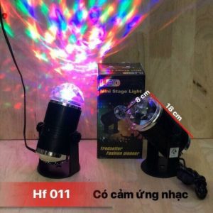 Đèn Led Trụ Xoay Cảm Ứng Âm Thanh HF-011