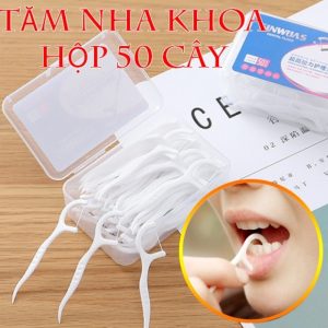 Hộp 50 Tăm Xỉa Răng Sinwuas