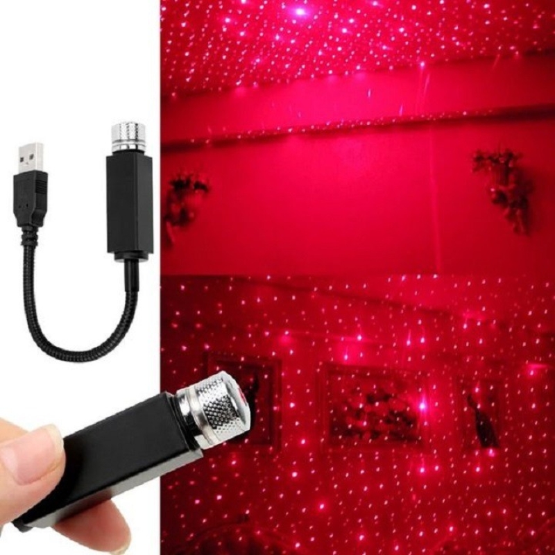 Đèn Trang Trí Sao Tia Laser Nguồn Usb (Xanh Và Đỏ)