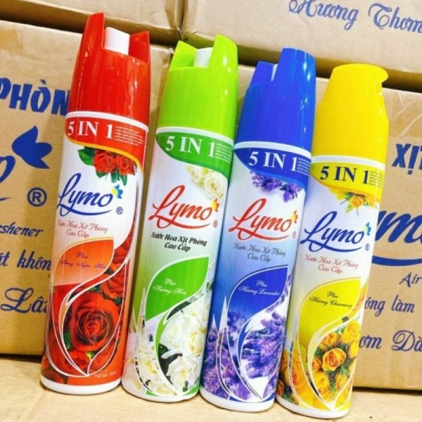 Nước Hoa Xịt Phòng Cao Cấp Lymo 5in1