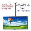 Giá/Khung Treo Tivi Thả Trần 1M2 32 đến 43inch (Hoàng Tâm)