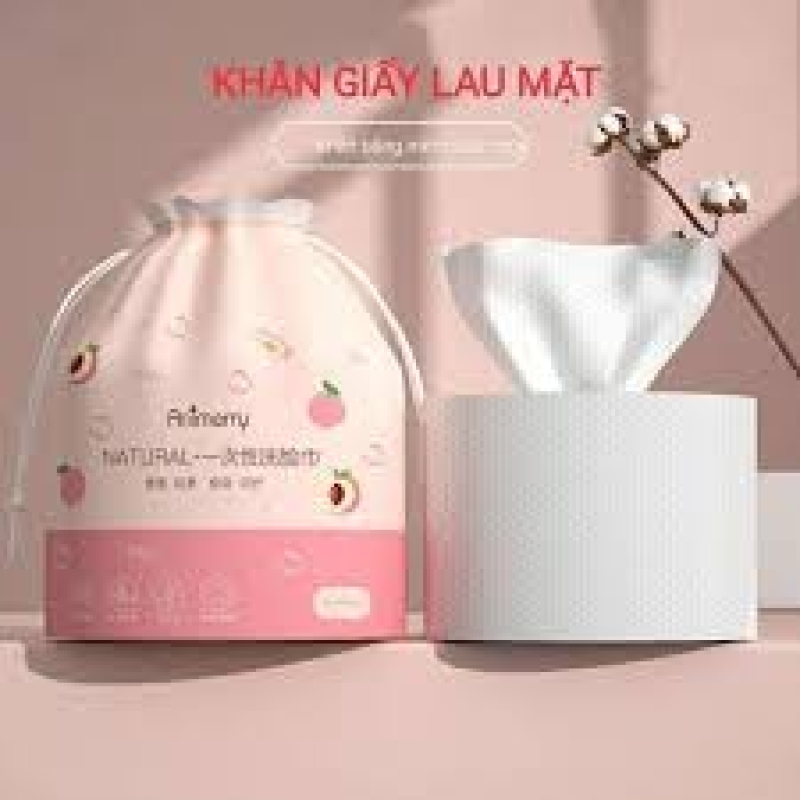 Khăn Lau Mặt Dùng 1 Lần Cotton Hatsu, Animerry