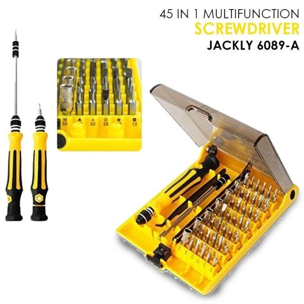 Bộ Tua Vít Đa Năng 4 Ngăn 45 Món Jackly JK-6089