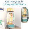 Giá Treo Quần áo Hình Chữ Nhật Loại Nhỏ 140x55x36cm