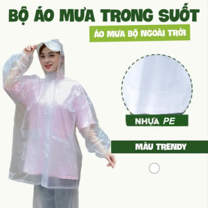 Áo Mưa Bộ Trong Mờ Ngọc Ánh