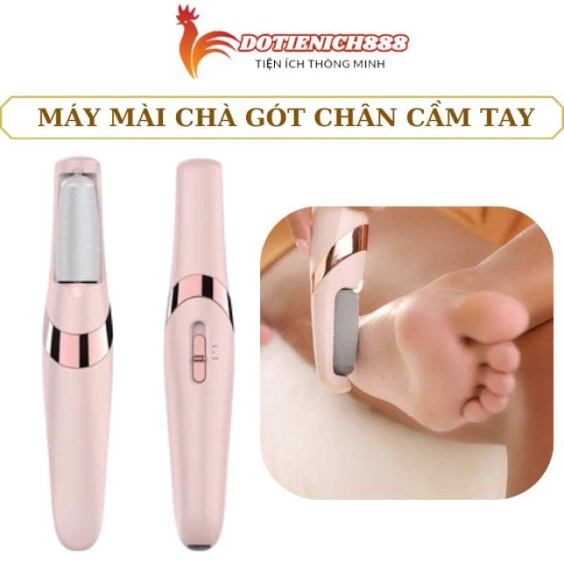 Máy Mài Chà Gót Chân Cầm Tay (Màu Hồng)