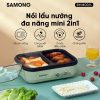 Bếp lẩu nướng 2 ngăn mini Samono MCG1L