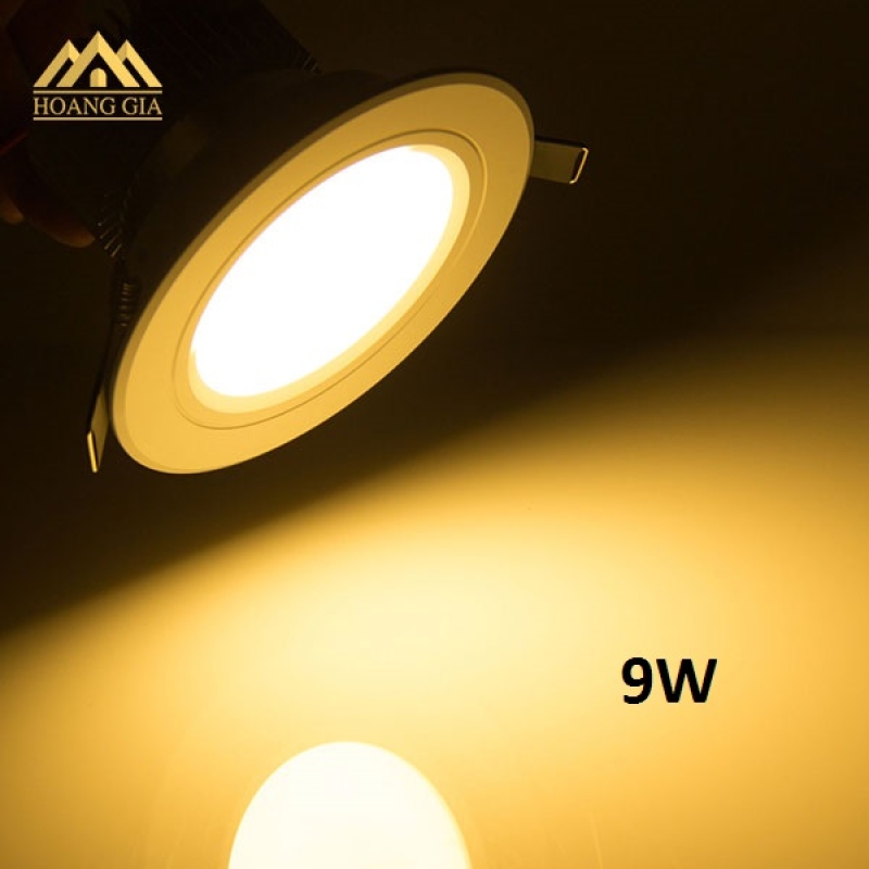 Bóng Đèn Led Âm Trần 9W (Sáng Vàng)