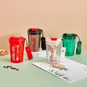 Bình Nước Giữ Nhiệt Coffee Cup Có Dây 350ml///