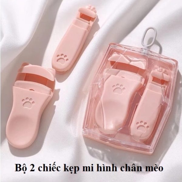 Bộ 2 Chiếc Kẹp Mi Hình Chân Mèo