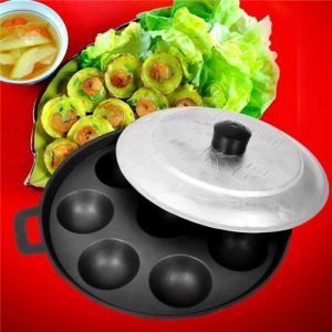 Chảo Đổ Bánh Khọt 8 Khuôn