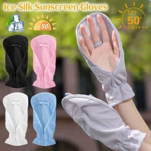 Đôi Găng Tay Chống Nắng Ice Silk (Đi Xe Ngoài Trời)