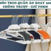 Combo 10 Móc Treo Quần áo Chống Trượt Xoay 360 độ