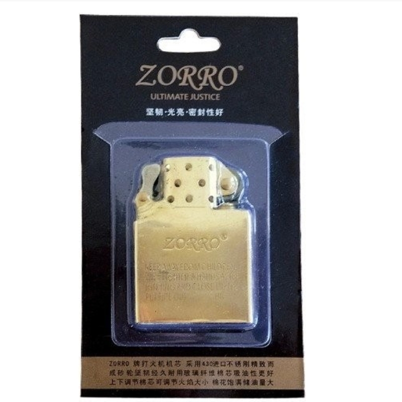 Hột Quẹt Zippo đóng Vỉ Ruột Vàng