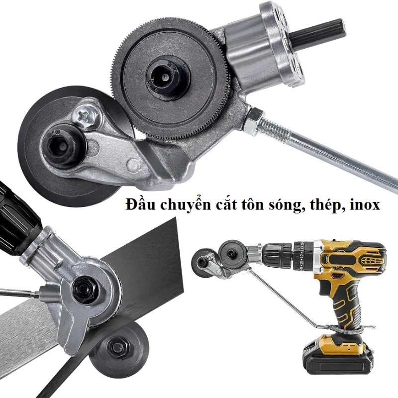 Đầu Chuyển Cắt Tôn Sóng, Thép, Inox